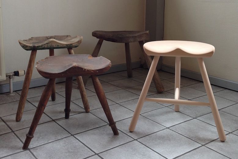 200脚限定！ アクタス限定の「シューメーカースツール」ウォールナット