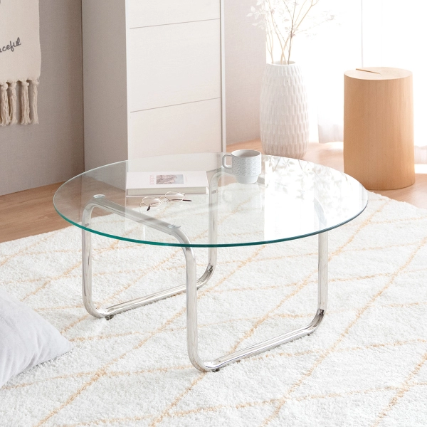 fav / ラウンドガラステーブル