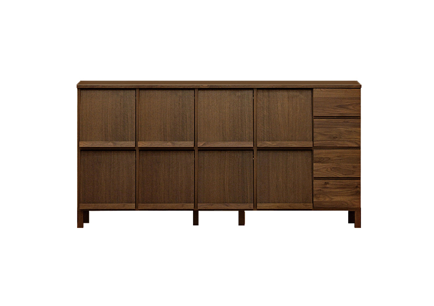 レッチェ 180マガジンレコードラック WALNUT(W180×D39.5×H95.5cm)税込