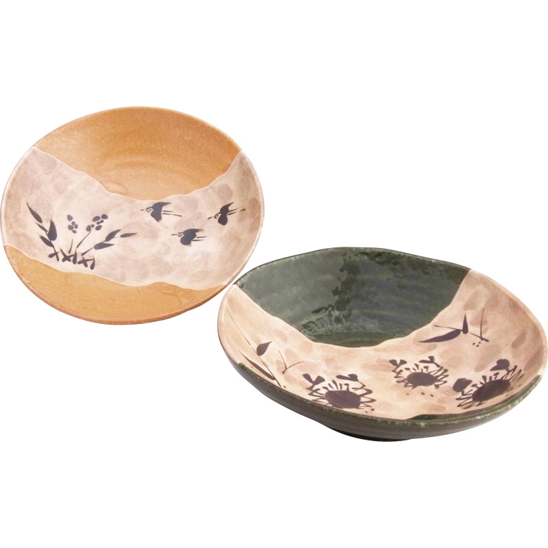 ギフト通販】《神田川俊郎：美味礼賛》中皿ペア[30％OFF]【宝屋】