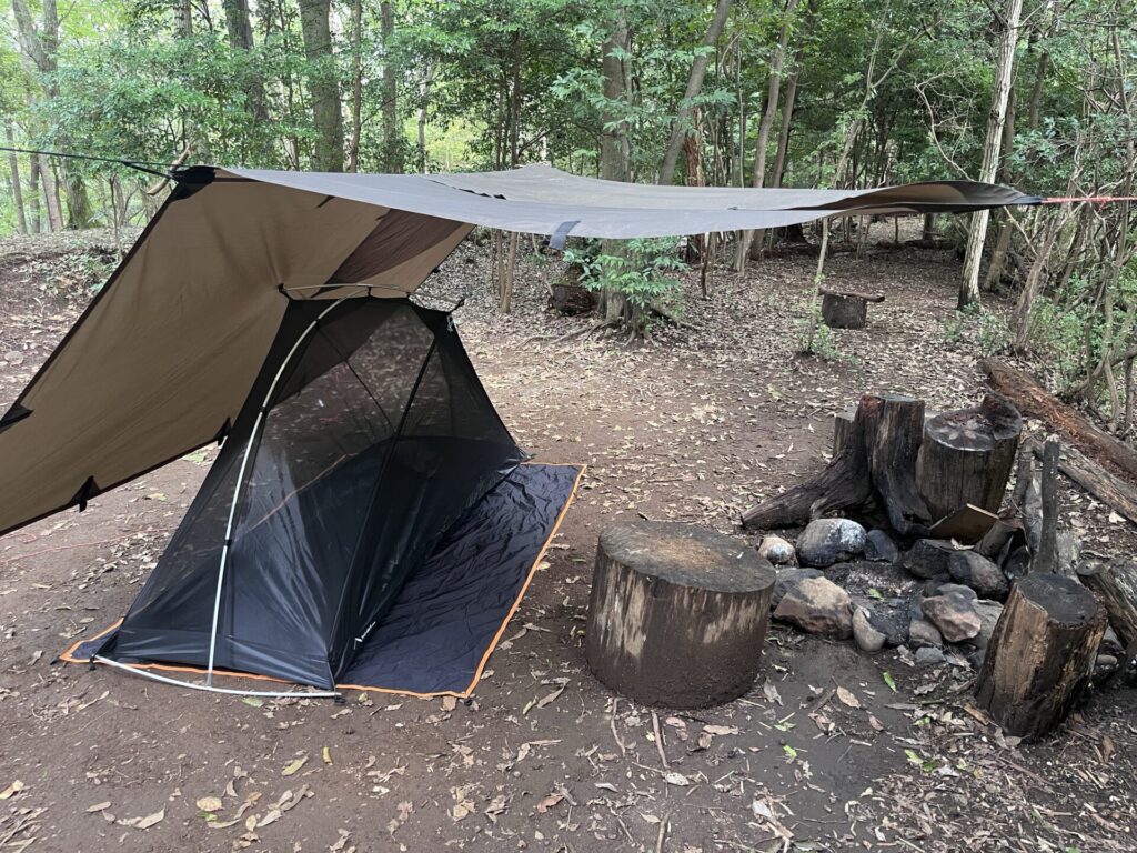 テンマクデザイン｜モノポールインナーメッシュテントをレビュー！【夏