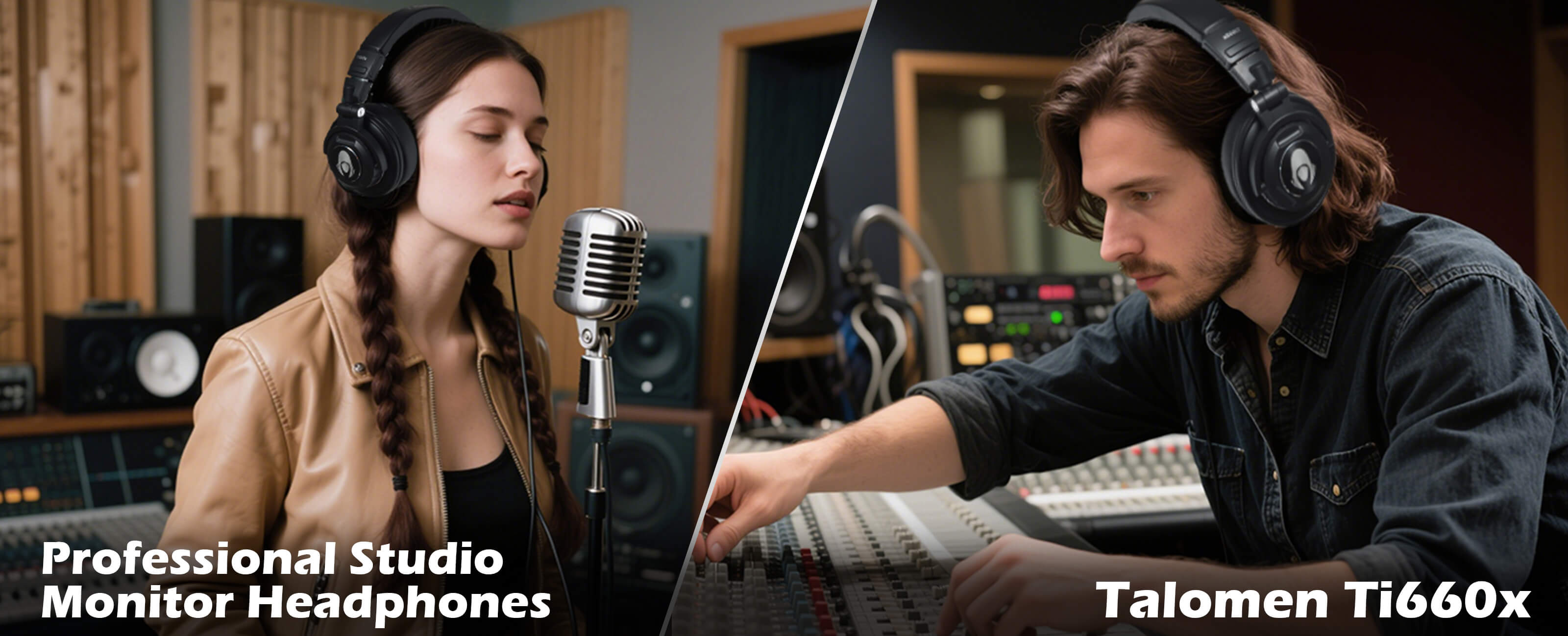 Talomen Ti660x | Professional Studio Headphone for Monitoring