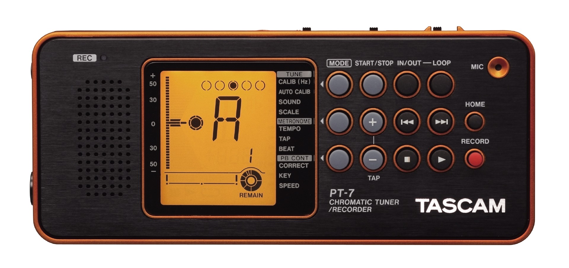PT-7 | クロマチックチューナー/レコーダー | TASCAM (日本)