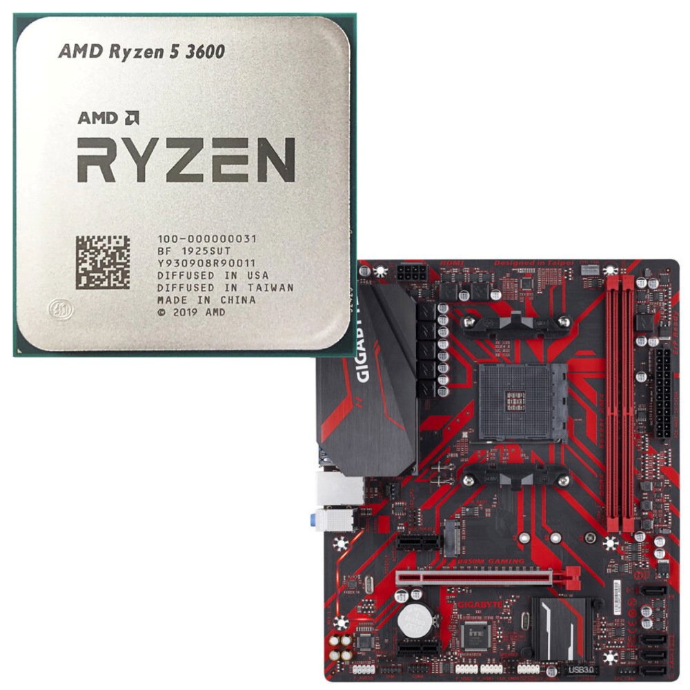 RYZEN 5 3600 WITH GIGABYTE B450M - Techiezoid