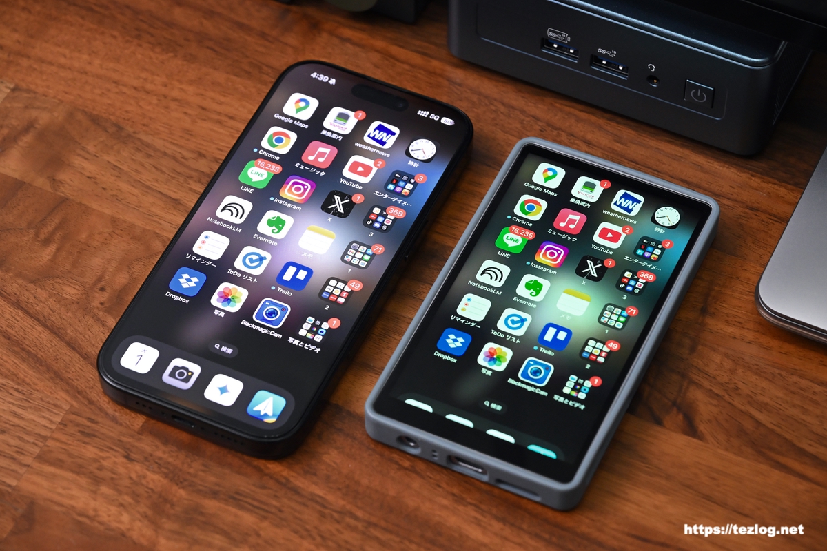 Shimbol CP5 Lite レビュー。iPhone 背面カメラでの自撮りや遠隔での