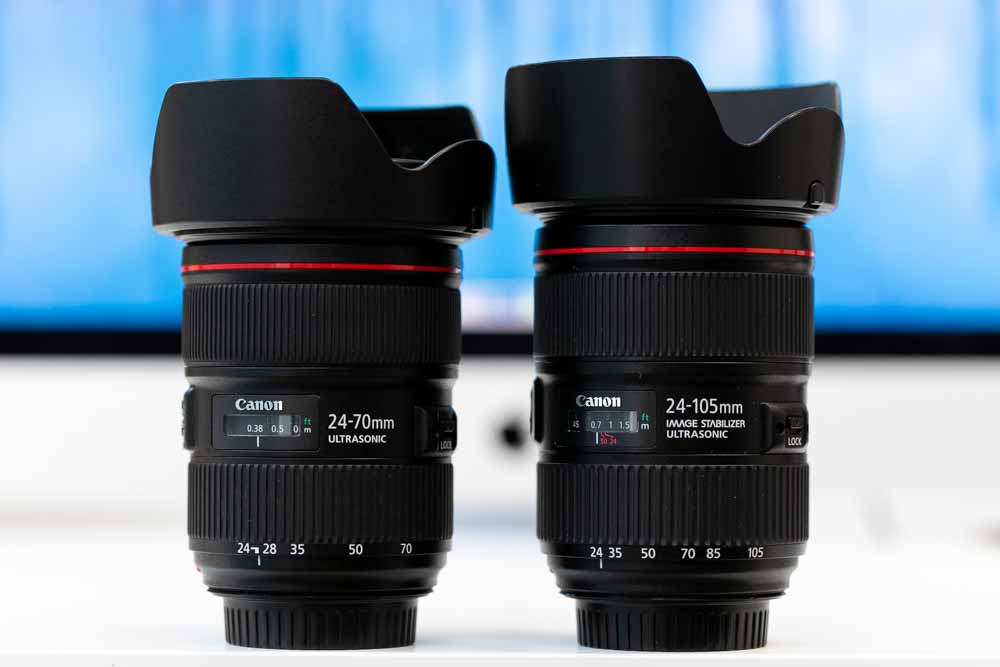 EF24-70mm F2.8L II USMとEF24-105mm F4L IS II USM | 株式会社むそう