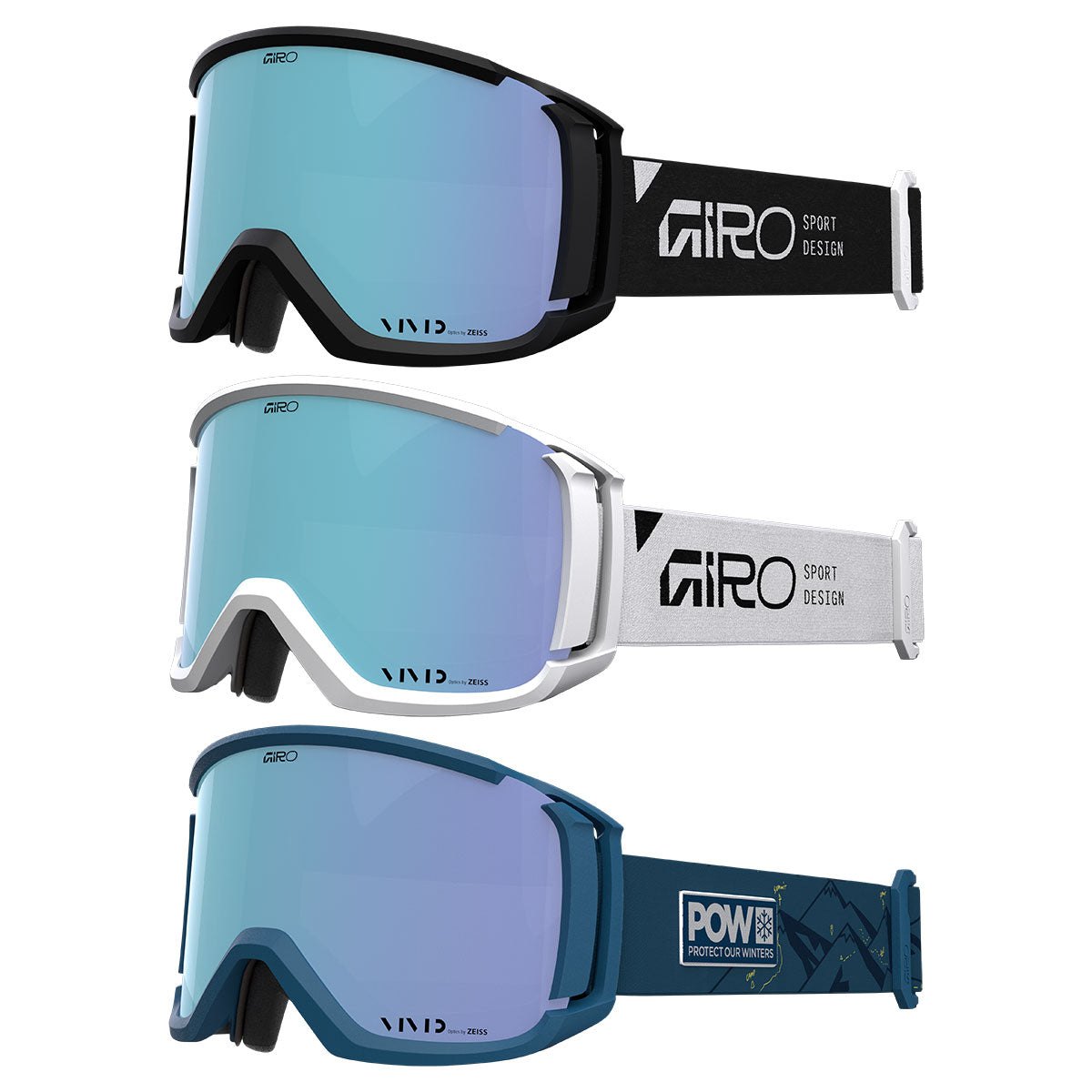 Giro Revolt Ski Goggle – VIVID ZEISS® Lens & Wide View – Race Place