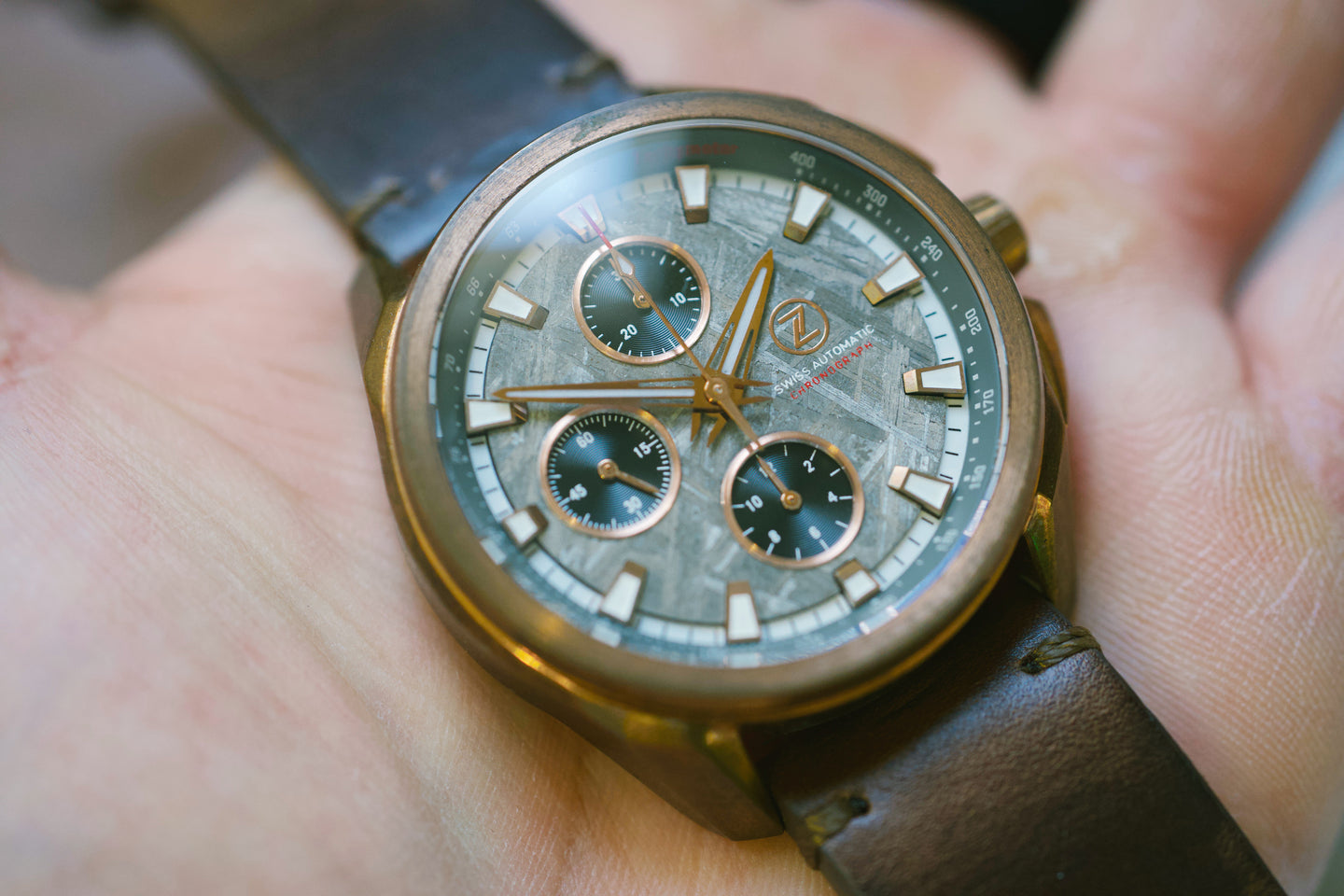 Zelos ZX-6 METEORITE AUTOMATIC CHRONOGRAPH (Valjoux 7750) – The