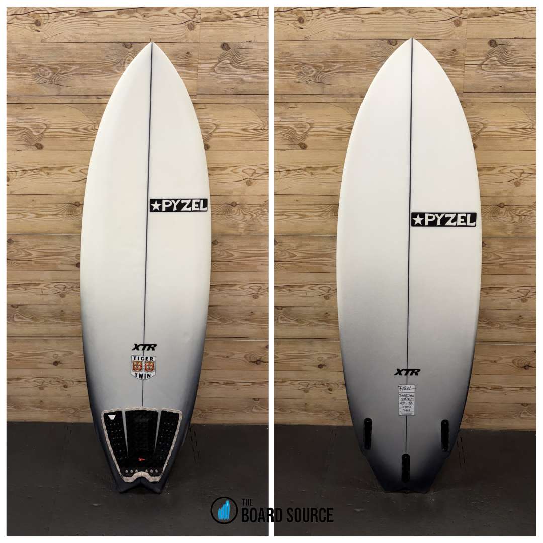 USED Pyzel Tiger Twin Surfboard 5'8