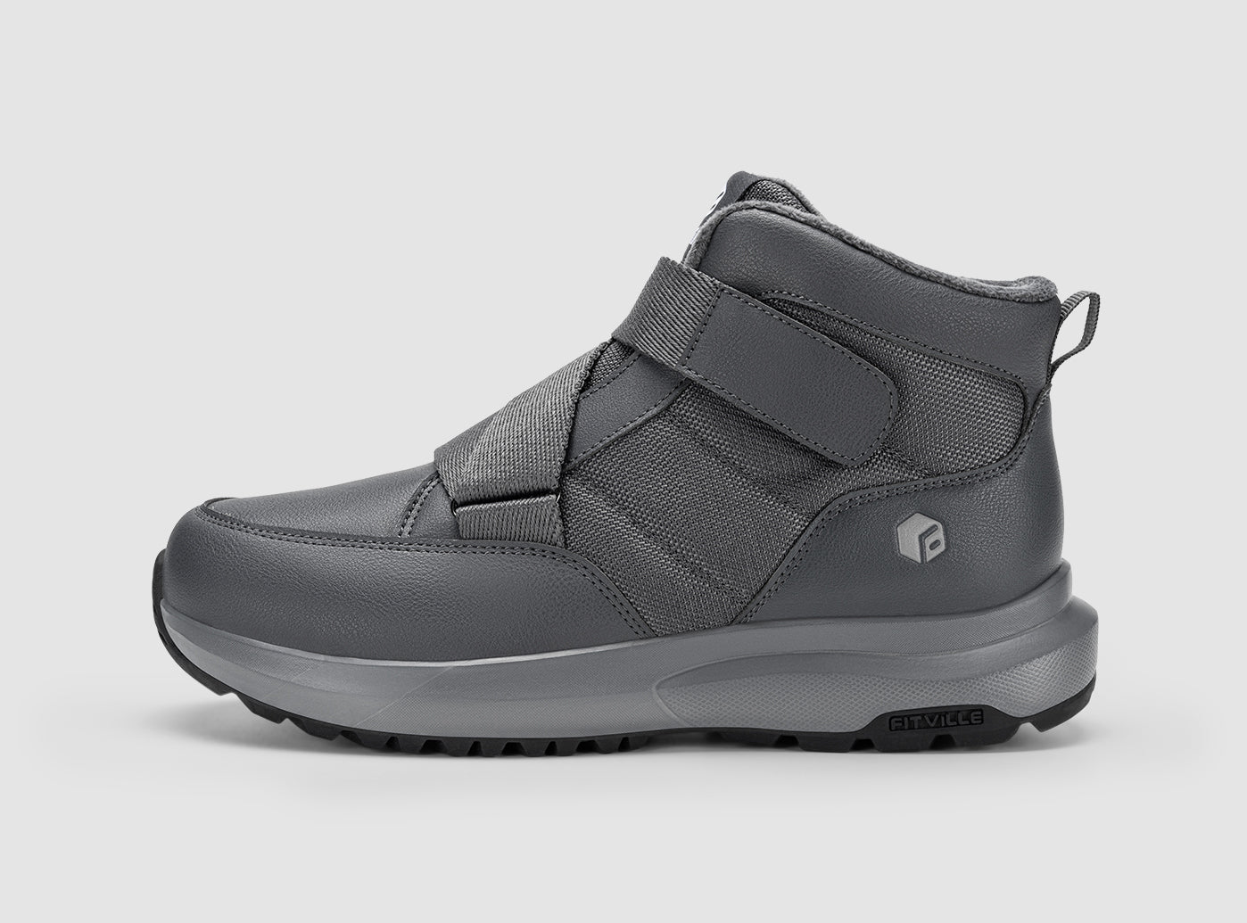 FitVille Men's CozyCore V16 – Supportive Wide Fit Winter Boots