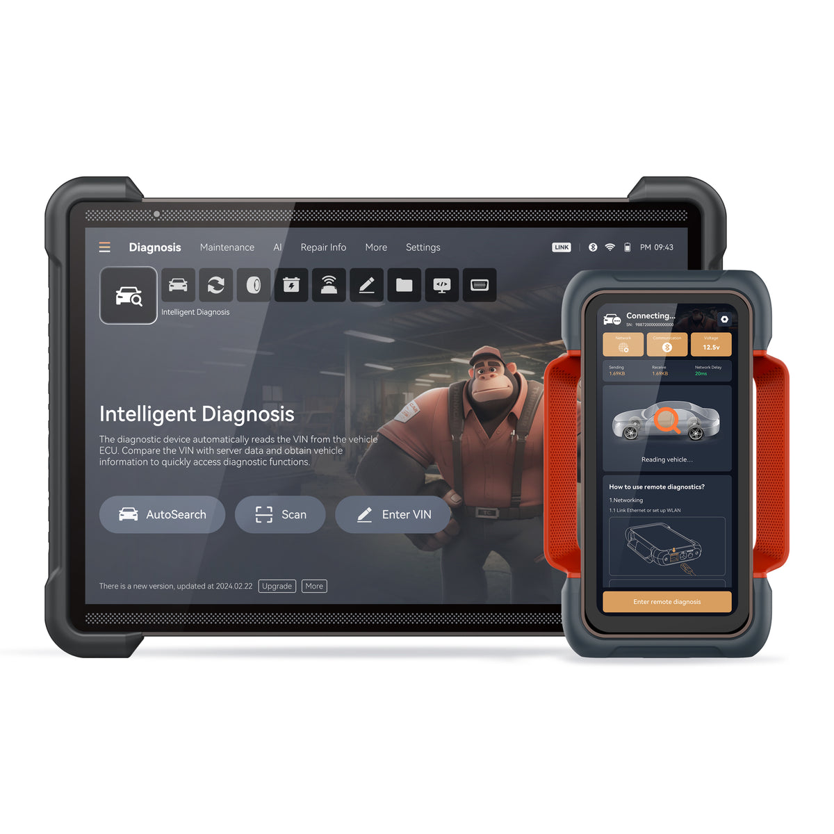 Thinkcar Platinum 394 12-Inch Professional OBD2 Scanner - Advanced