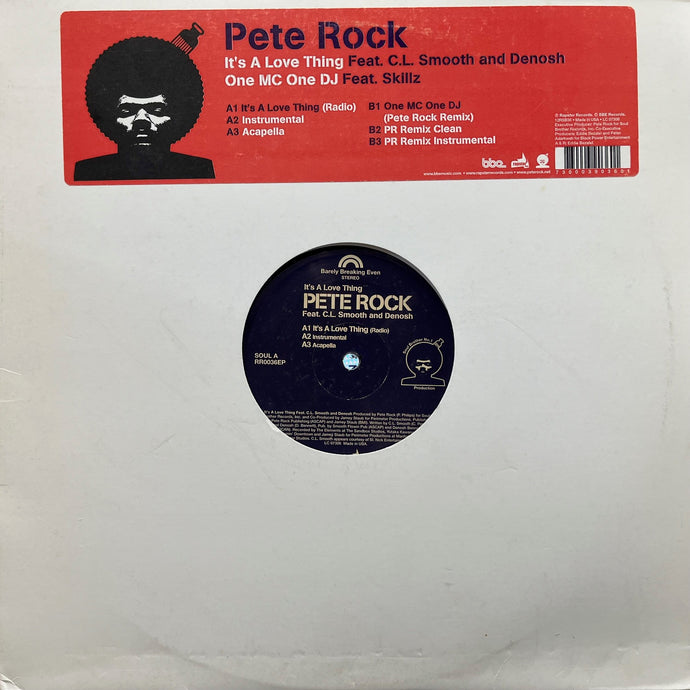 PETE ROCK / It's A Love Thing / One MC One DJ (Pete Rock Remix
