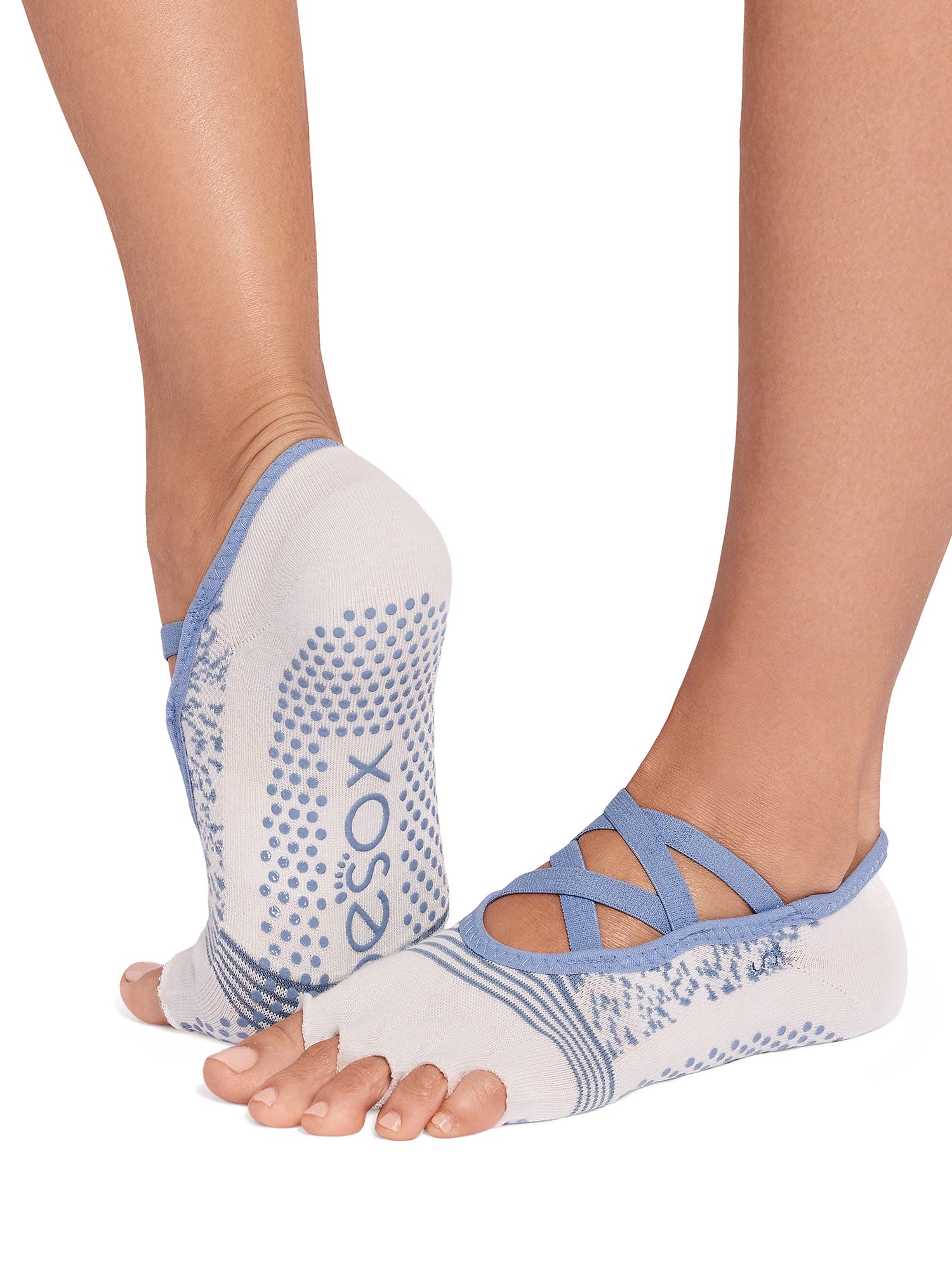 ToeSox] グリップ ソックス 5本指 エル テック（Half-Toe／つま先なし