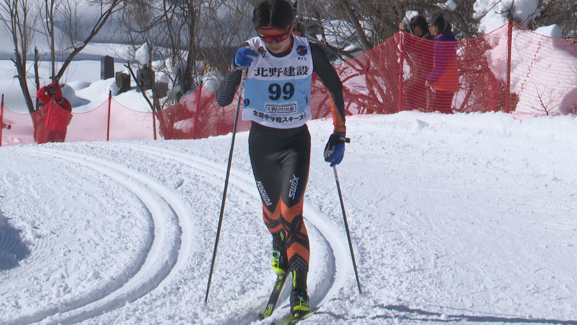 全中クロカン クラシカルは南中2年の丸山友奈の16位が十日町勢最高位