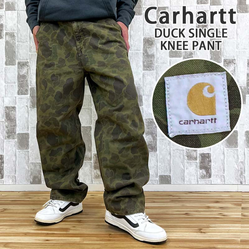 Carhartt カーハート WIP カモフラージュ ダックシングルニーパンツ