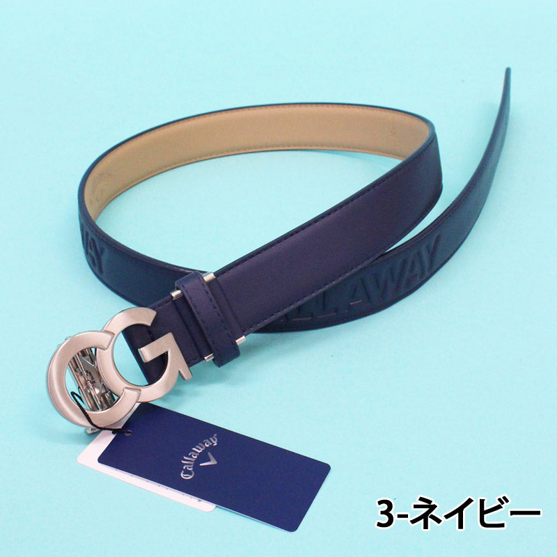 Callaway キャロウェイアパレル メンズ ベルト CGバックルロゴ ゴルフ