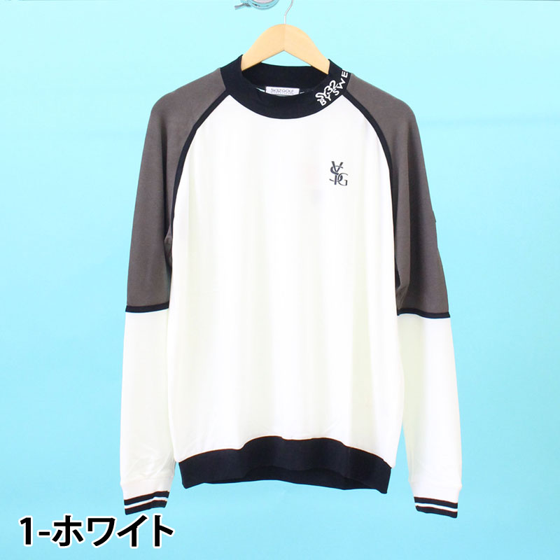 SY32 by SWEET YEARS ゴルフウェア メンズ モックネックシャツ
