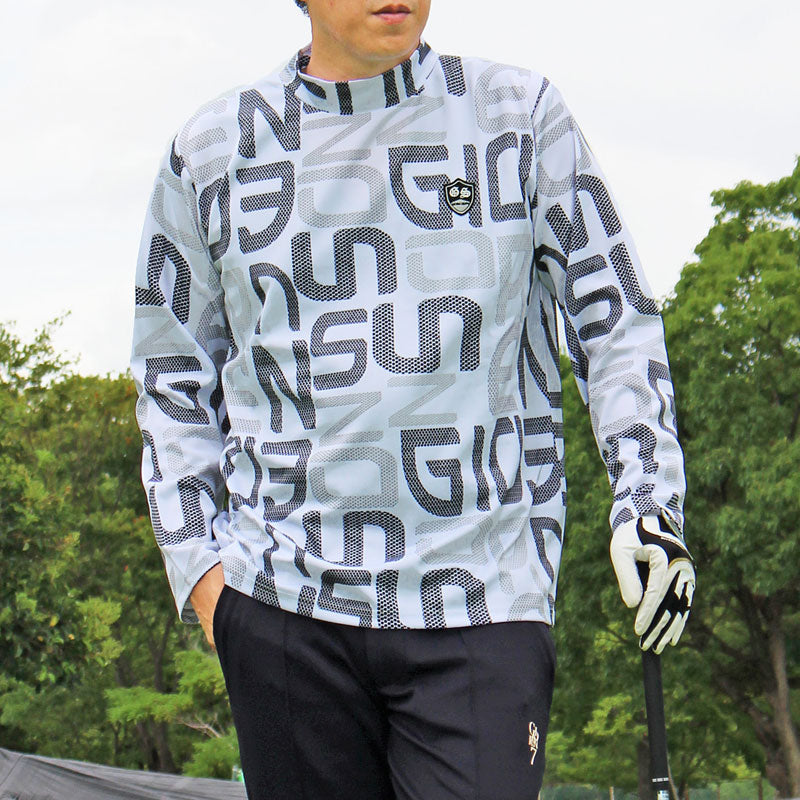 ゴルフウェア モックネックシャツ メンズ GIORNO SEVEN ジョルノセブン