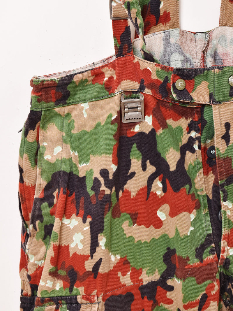 スイス軍 M-70 アルペンカモフラージュ オーバーオール – 古着屋Top of