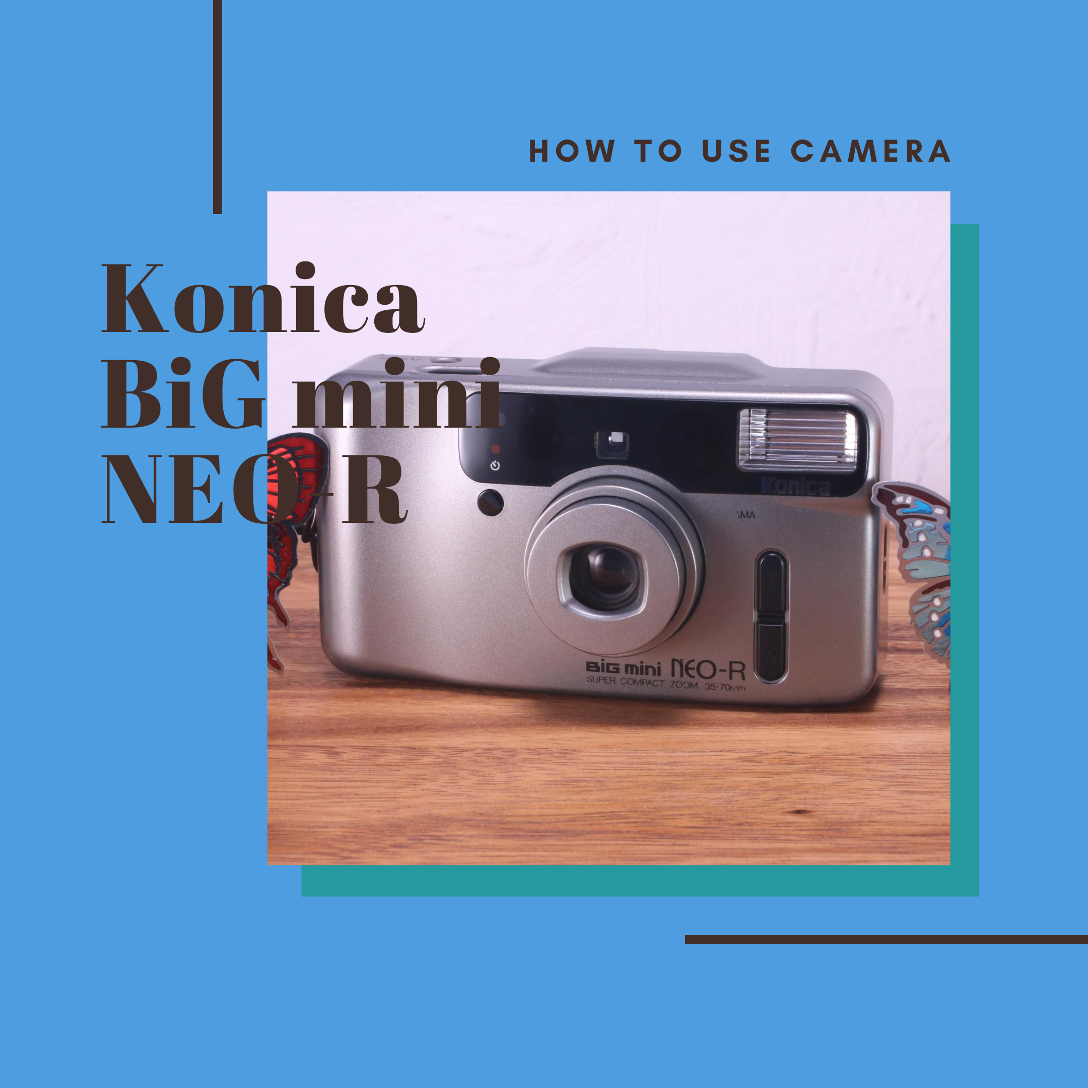Konica BiG mini NEO / NEO-R の使い方 | Totte Me Camera
