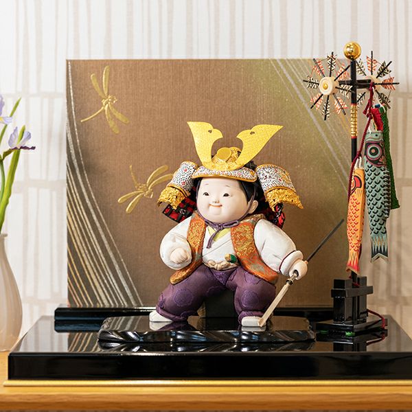 端午木目込人形 「皐月童 航」 | トラディショナル 端午木目込み