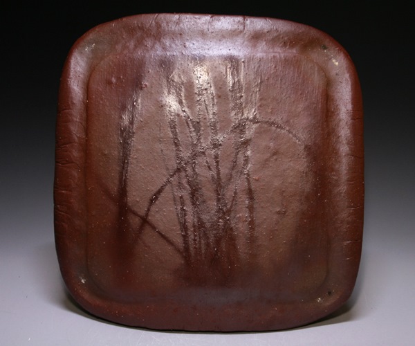 藤原 雄 作 「備前四方皿」 ～備前焼専門卸小売店 川口陶楽苑～