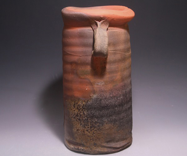 中村 真 作 「備前窯変花入」 ～備前焼専門卸小売店 川口陶楽苑～