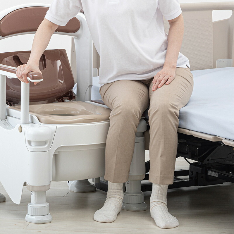 楽天市場】安寿 ポータブルトイレ FX-30S らくゾウくん 側面ガードなし