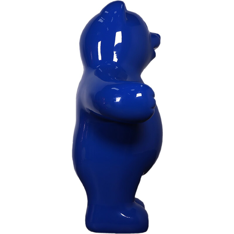 楽天市場】つるつるしたグミベア ブルー 巨大 オブジェ 大きい くま 熊