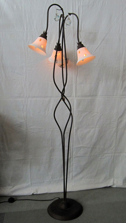 楽天市場】アウトレット ハンドメイド フロアライト 高さ149cm ガラス