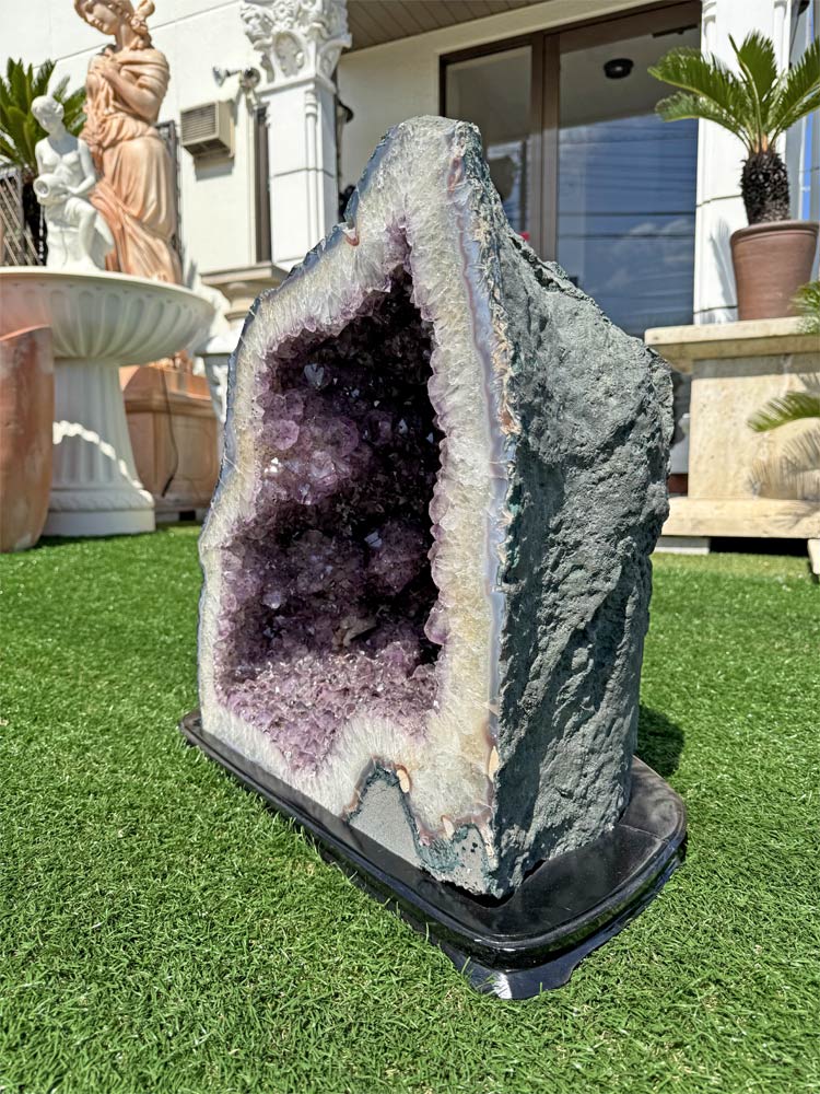 楽天市場】天然 紫水晶 特大 アメジスト ドーム 原石 大きい