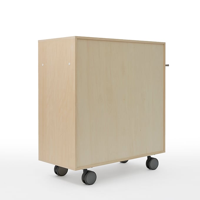 楽天市場】本棚 キャスター 付き 大容量 チェスト キャスター ラック