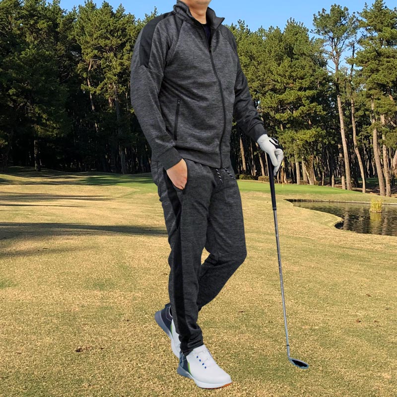 楽天市場】送料無料 ゴルフウェア セットアップ メンズ 上下セット