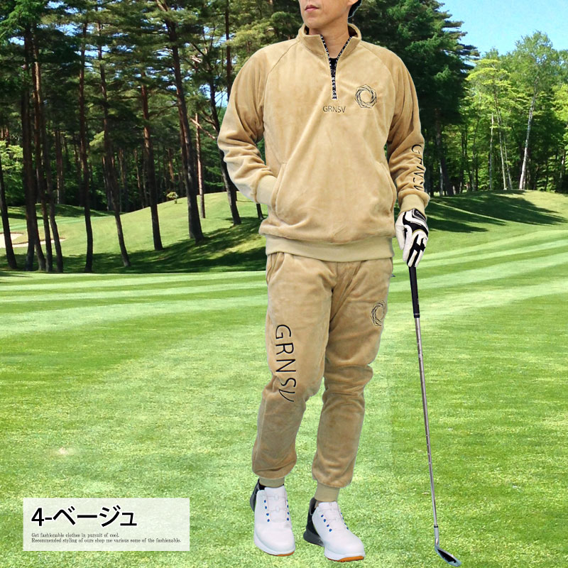 楽天市場】送料無料 ゴルフウェア メンズ 上下セットアップ GIORNO