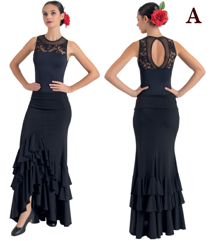 楽天市場】完売中 フラメンコ スカート 水玉 花柄 sfr70-sfr71-sfr72-r