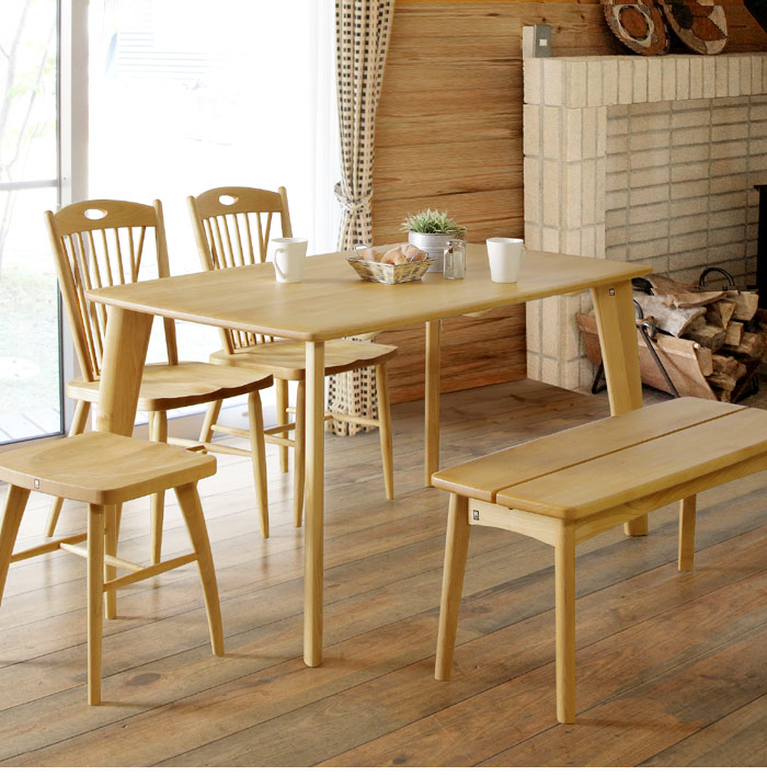 楽天市場】ダイニングチェア 単体 ジャム アルダー材 板座 オイル