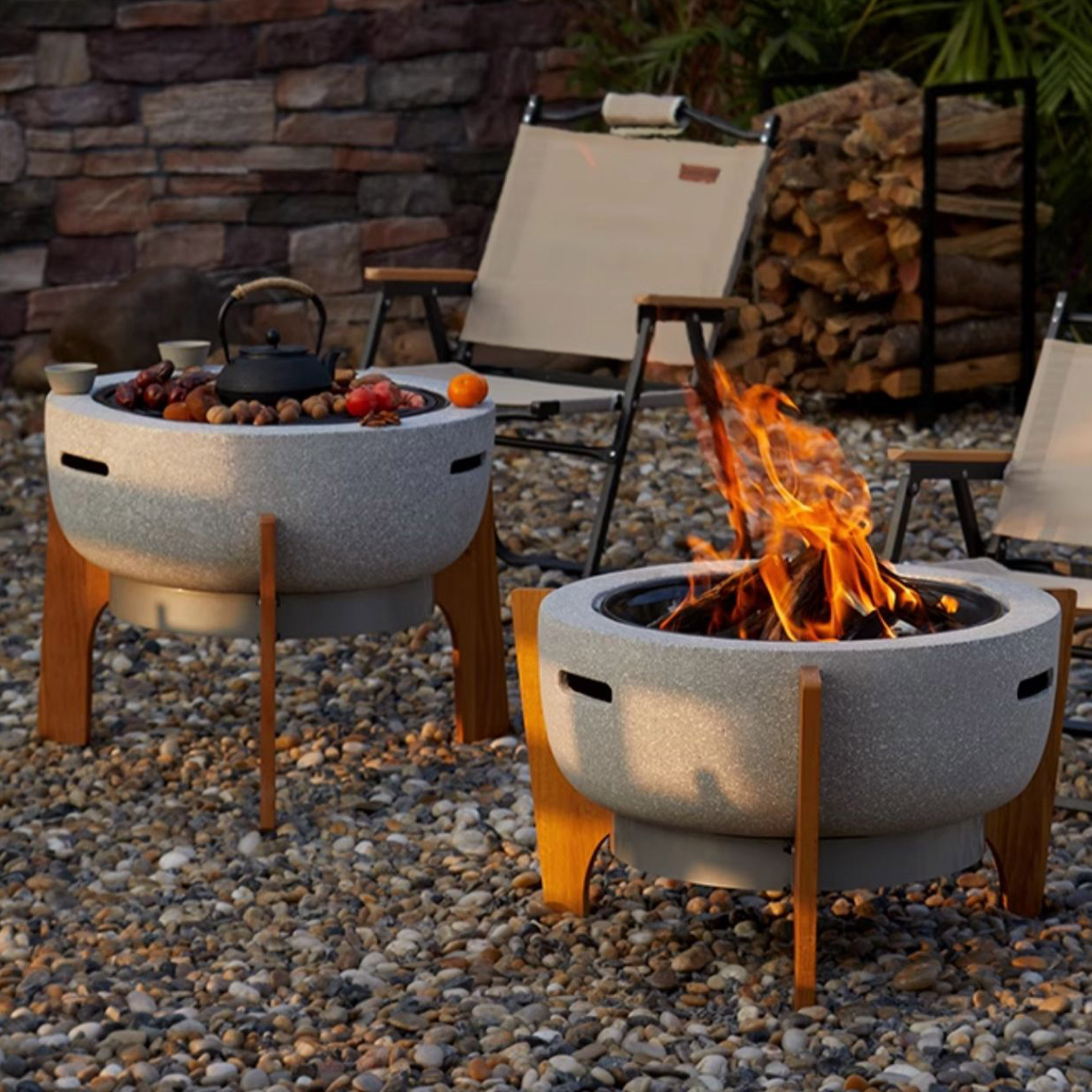 楽天市場】焚き火台 ファイヤーピット バーベキューコンロ 防雨 防塵