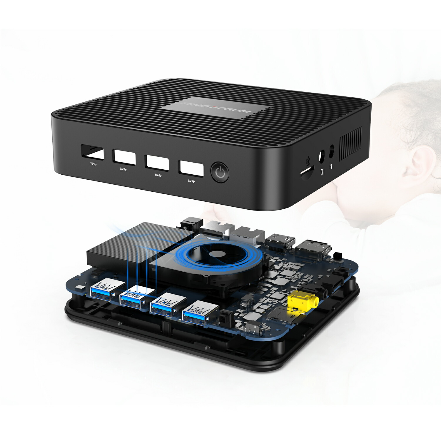 楽天市場】【☆20％クーポン】Minisforum GK41 MINIPC Intel J4125