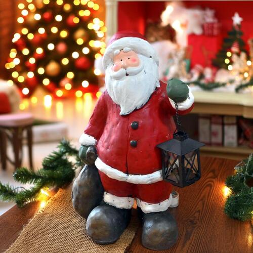 楽天市場】サンタクロース オブジェ（ガーデンオーナメント・置物