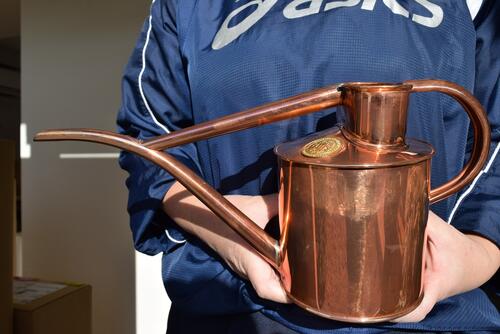 楽天市場】高級銅製水差し水差し ジョウロ 銅製 おしゃれ かわいい玄関