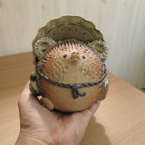 楽天市場】狸親子 置物信楽焼き信楽願い 狸 信楽置物 親子ミニたぬき