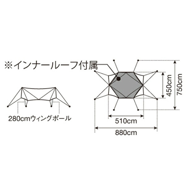 楽天市場】【8日は！枚数限定300円OFFクーポン】スノーピーク タープ