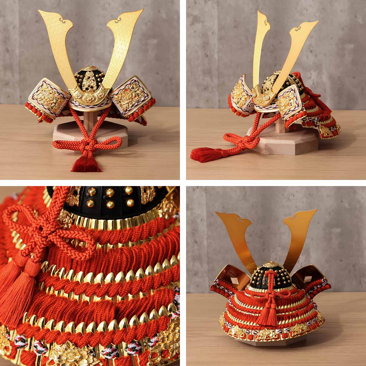 楽天市場】【ポイント10倍！】平安武久 五月人形 おしゃれ 8号 朱赤糸