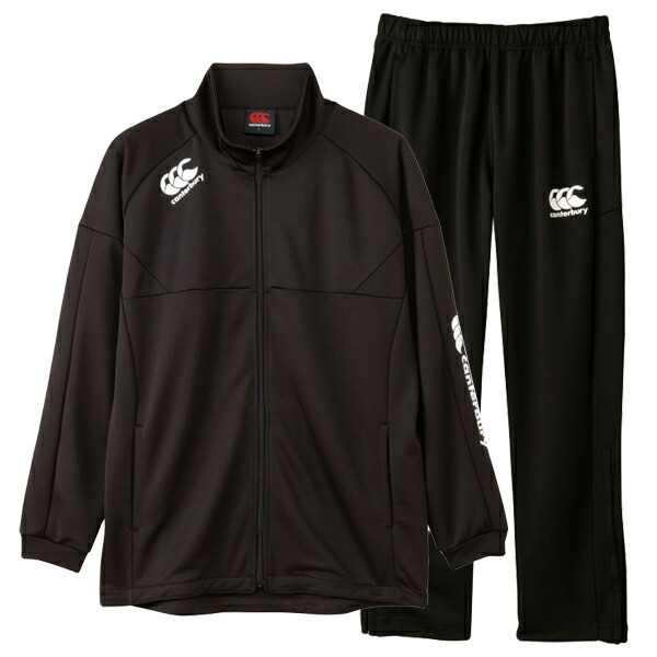 Canterbury ウォームアップウェア 黒/青 LL 商品は写真2〜3枚目