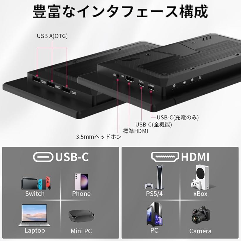 楽天市場】10.1インチ タッチスクリーン IPS 1540x720 ミニモニター