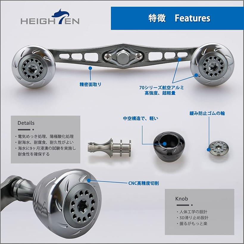楽天市場】ベイト リール ハンドル シマノ ダイワ アブガルシア 通用