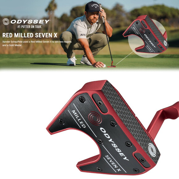 楽天市場】オデッセイ パター 2025 限定モデル Red Milled Seven X
