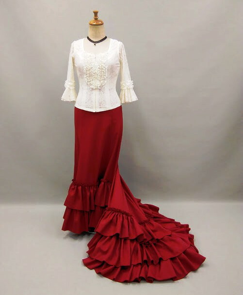 楽天市場】練習用コリン レッスン用バタデコリン フラメンコ衣装