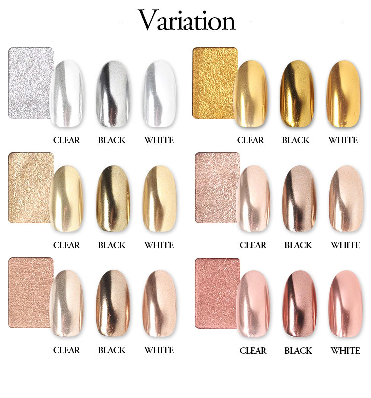 楽天市場】1つあると便利！ミラーパウダー 6色パレット ♪チップ付き