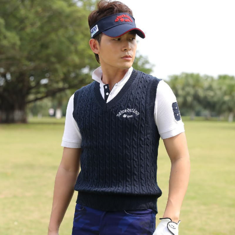楽天市場】送料無料 ゴルフ ベスト メンズ ゴルフウエア メンズ 春秋